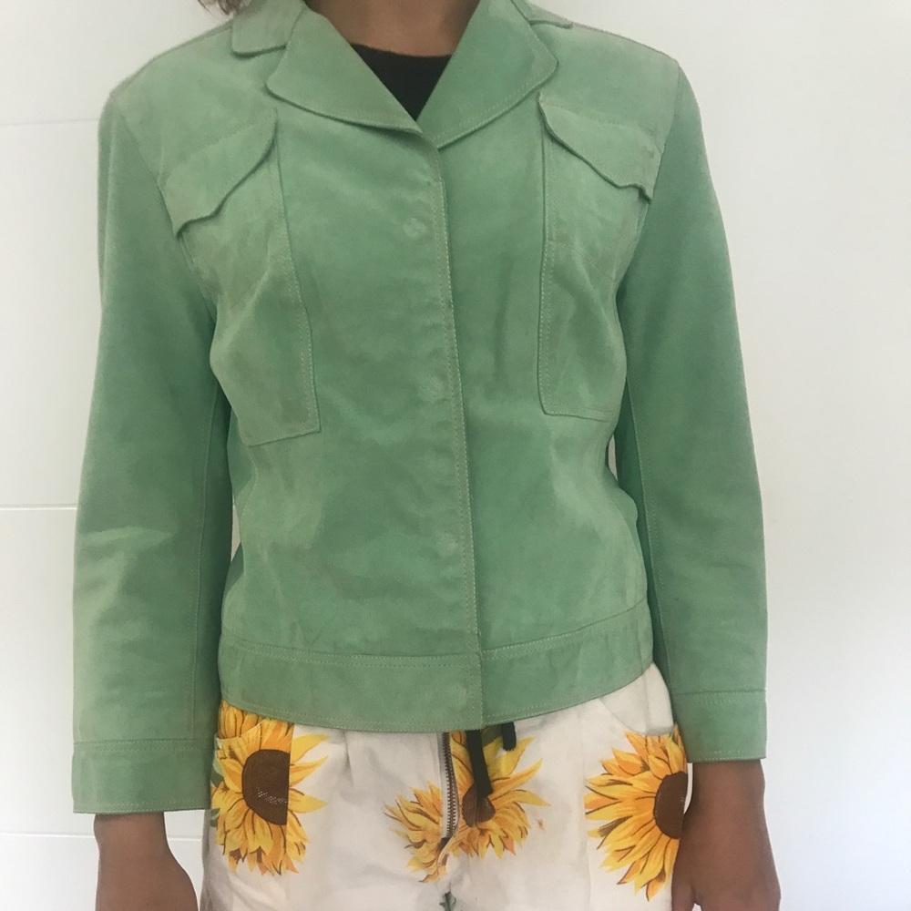 Ellie Tahari suede jacket